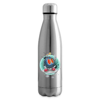 sometimes it's best to blow up all the bull**** - Insulated Water Bottle - silver - Right