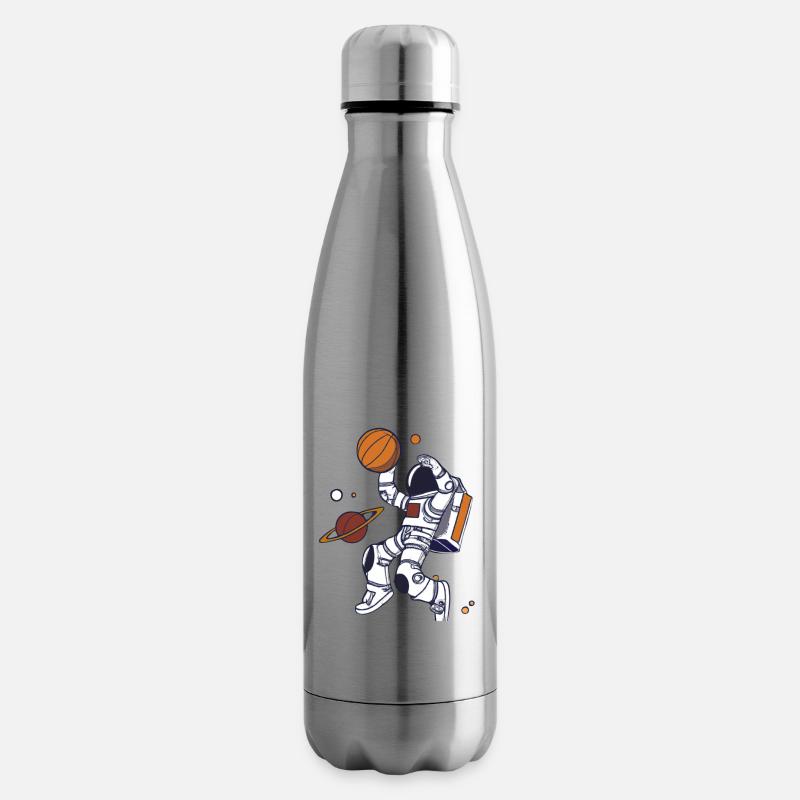 Astronaut Dunk Planet - Isolierflasche - Lightsilver