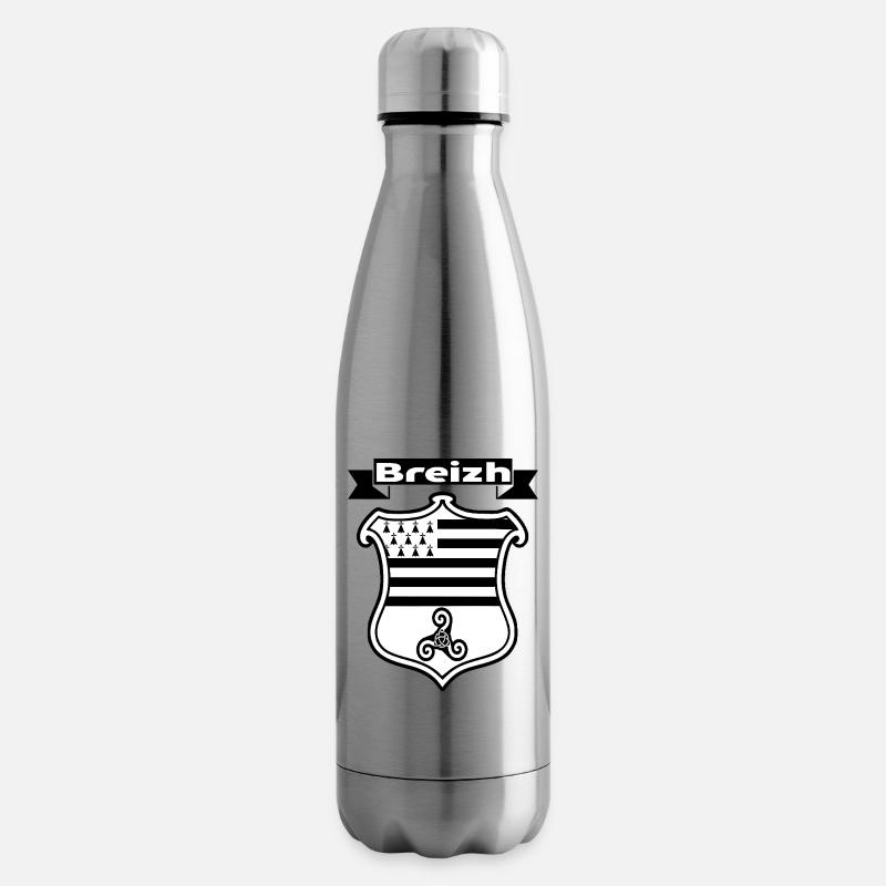 Breizh - Insulated Water Bottle - silver