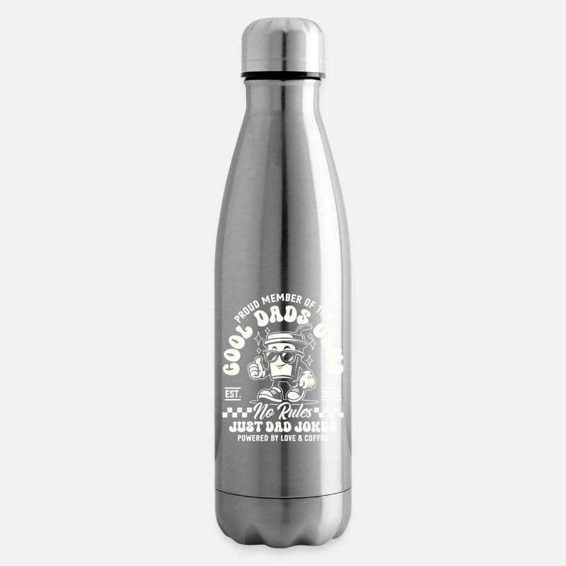 Cool Dads Club - Papa 2026 Geschenk - Isolierflasche - Lightsilver