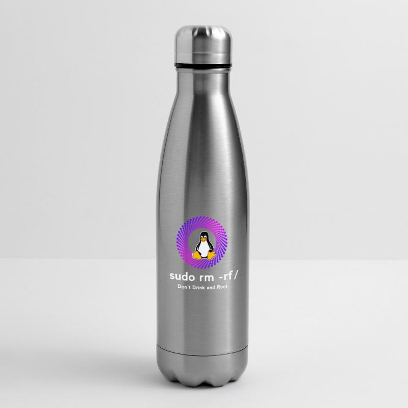 Computer Sys admin Pinguin Nerd pc sudo rm -rf cod Isolierflasche