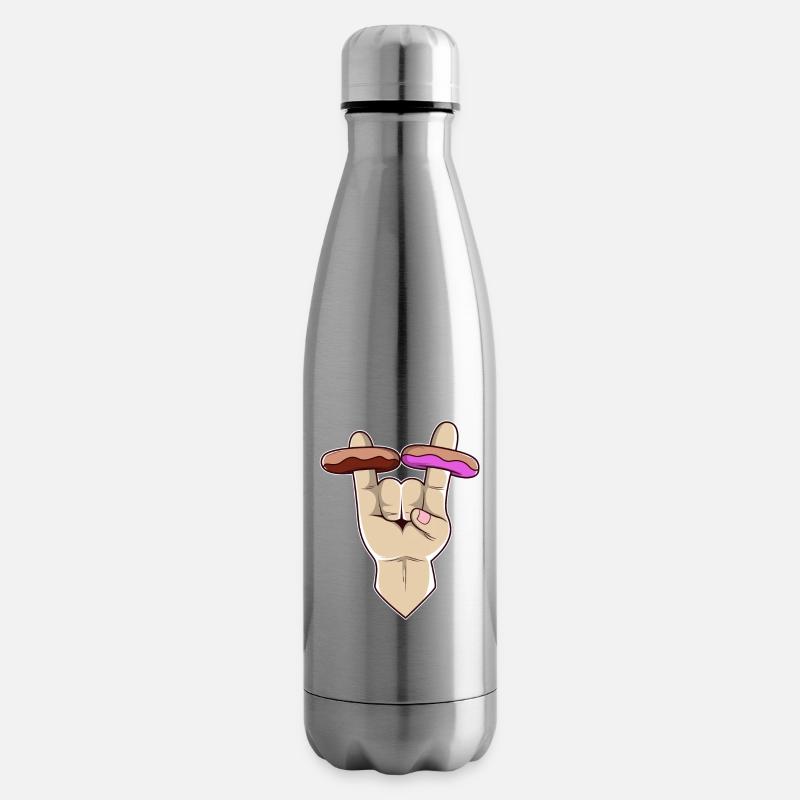 2 Donuts from Hell - Isolierflasche - Lightsilver