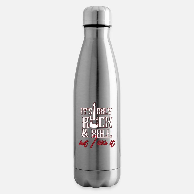 Rock and roll - Bouteille isotherme - argent clair