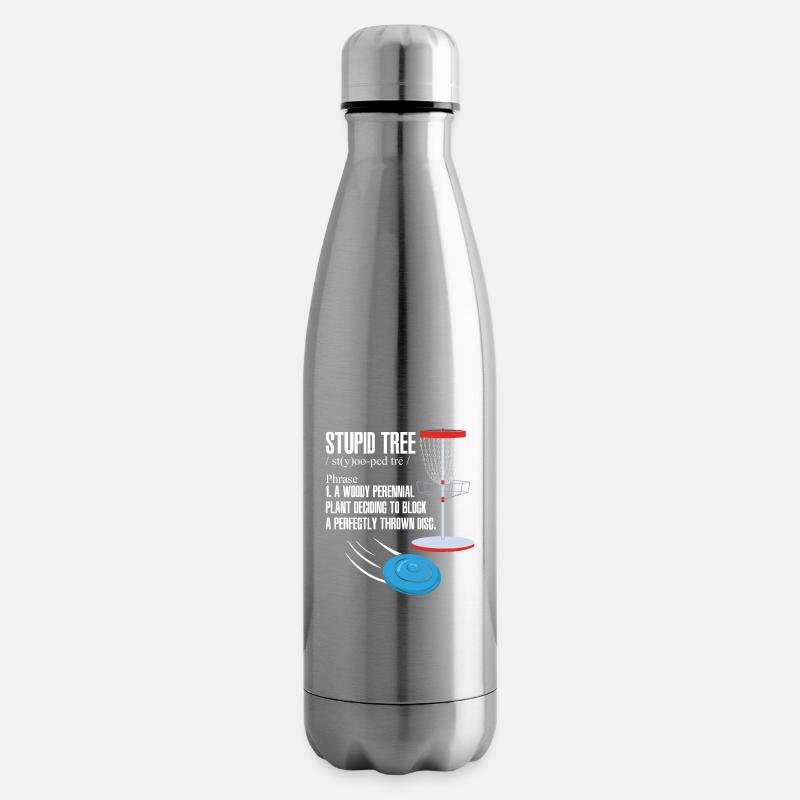 Disc Golf - Isolierflasche - Lightsilver