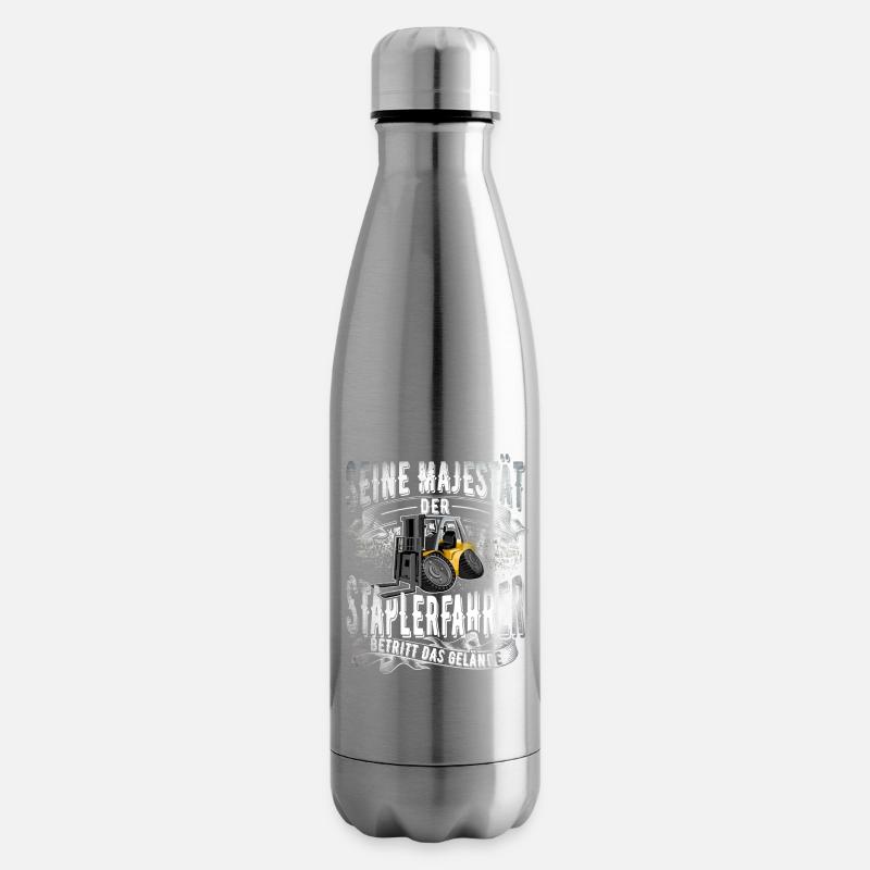 Staplerfahrer - Isolierflasche - Lightsilver