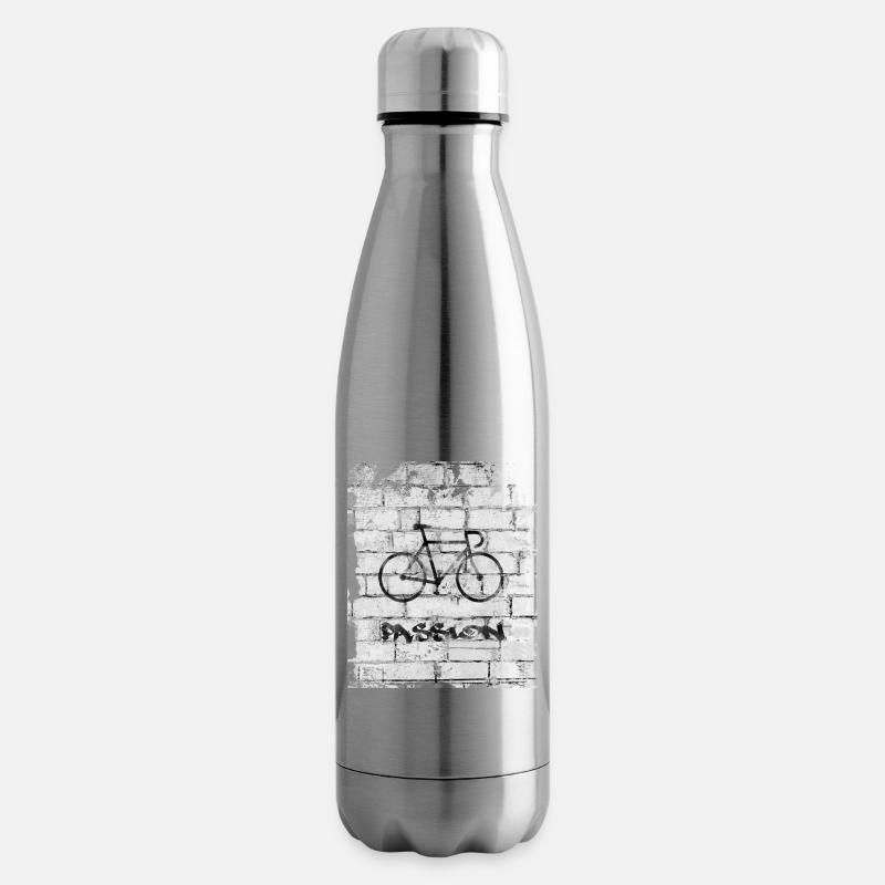 Bicyclette - Bouteille isotherme - argent clair