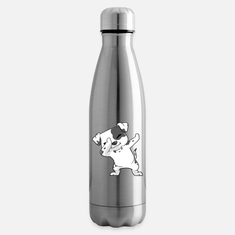 Dalmatiner Kawaii - Isolierflasche - Lightsilver