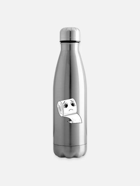 trauriges toilettenpapier - Isolierflasche - Lightsilver
