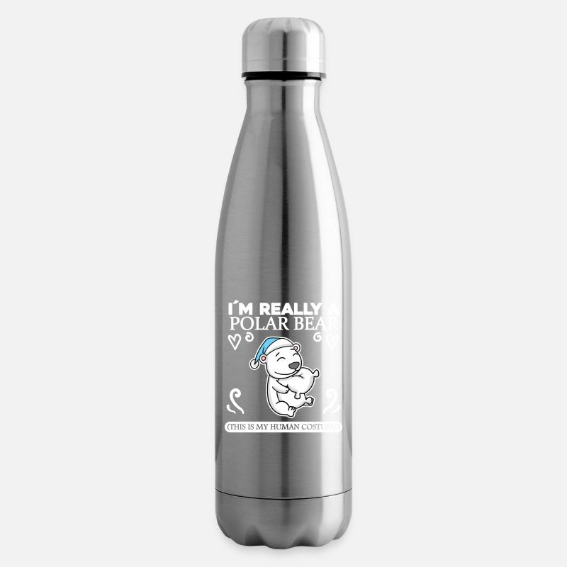 Eisbär - Isolierflasche - Lightsilver