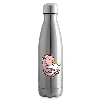 Bouquet Noël Sommeil Sommeil Sommeil - Bouteille isotherme - argent clair - Droite