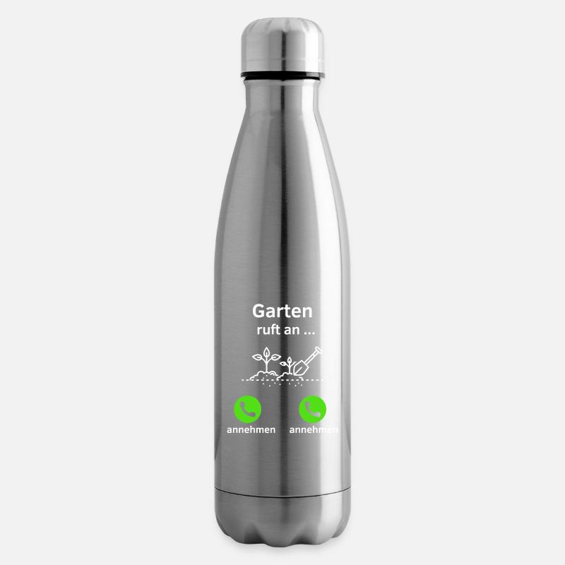 Garten ruft an - annehmen oder annehmen? - Isolierflasche - Lightsilver