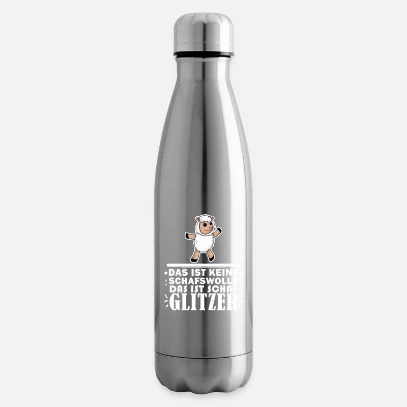Schaf Schafe - Isolierflasche - Lightsilver