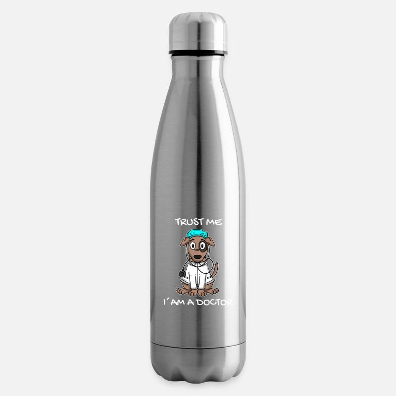 Tier Tierarzt Tiermedizin Geschenk - Isolierflasche - Lightsilver
