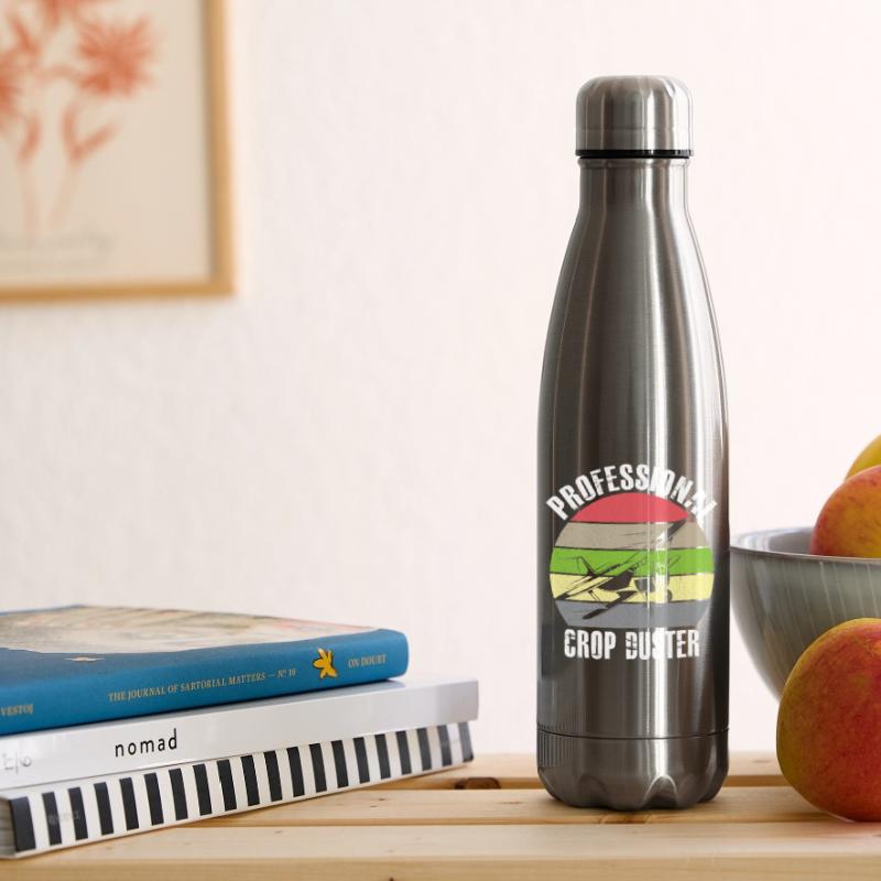 Crop Dusting in Progress Crop Dusting Duster Plane Isolierflasche
