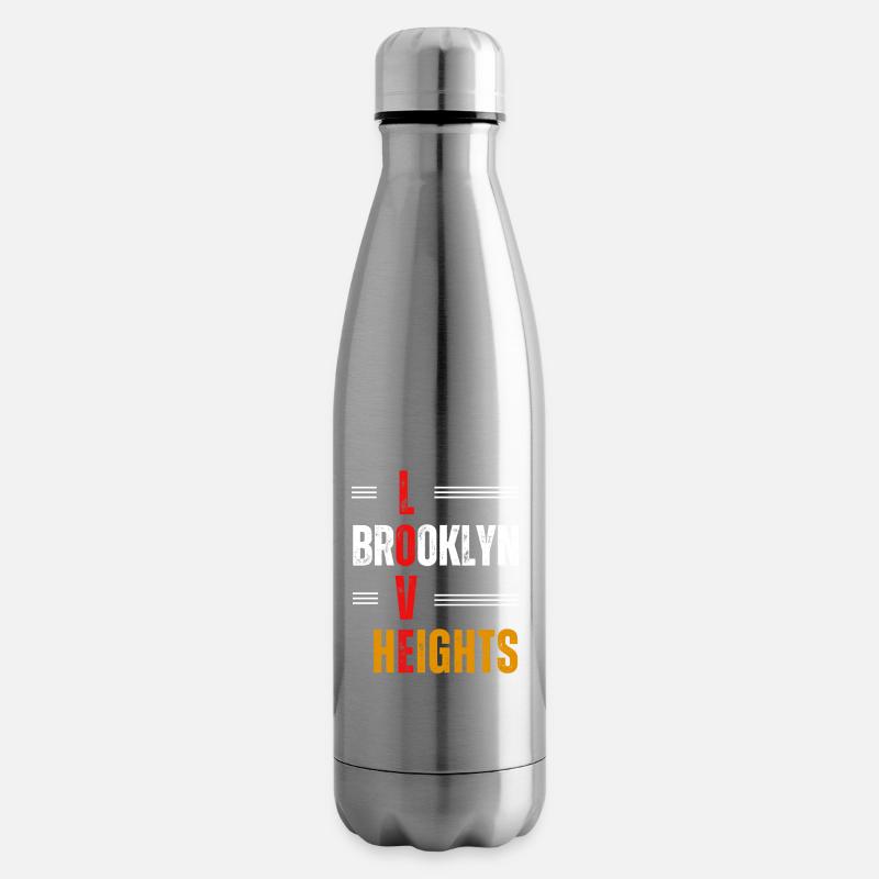 Liebe Brooklyn Heights - Isolierflasche - Lightsilver