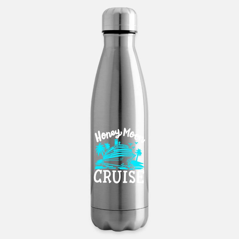 Flitterwochen Kreuzfahrt Urlaub - Isolierflasche - Lightsilver