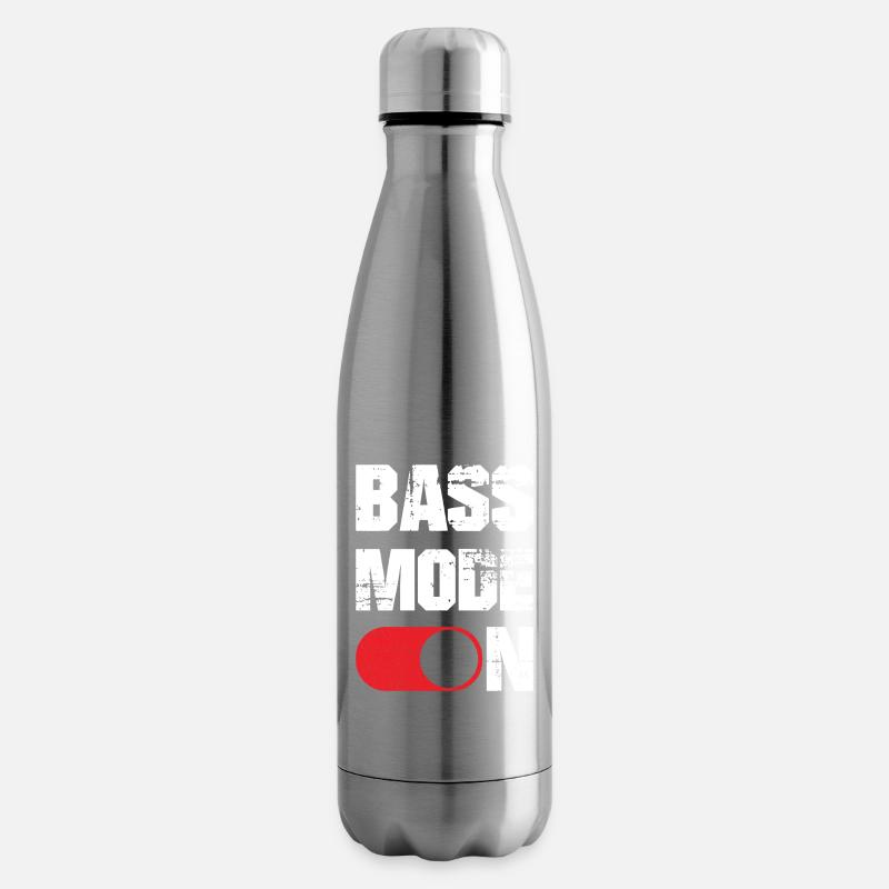 Bass mode on funny - Isolierflasche - Lightsilver