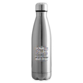 ich bin ein stolzer chef tolle mitarbeiter trippy - Isolierflasche - Lightsilver - Rechts
