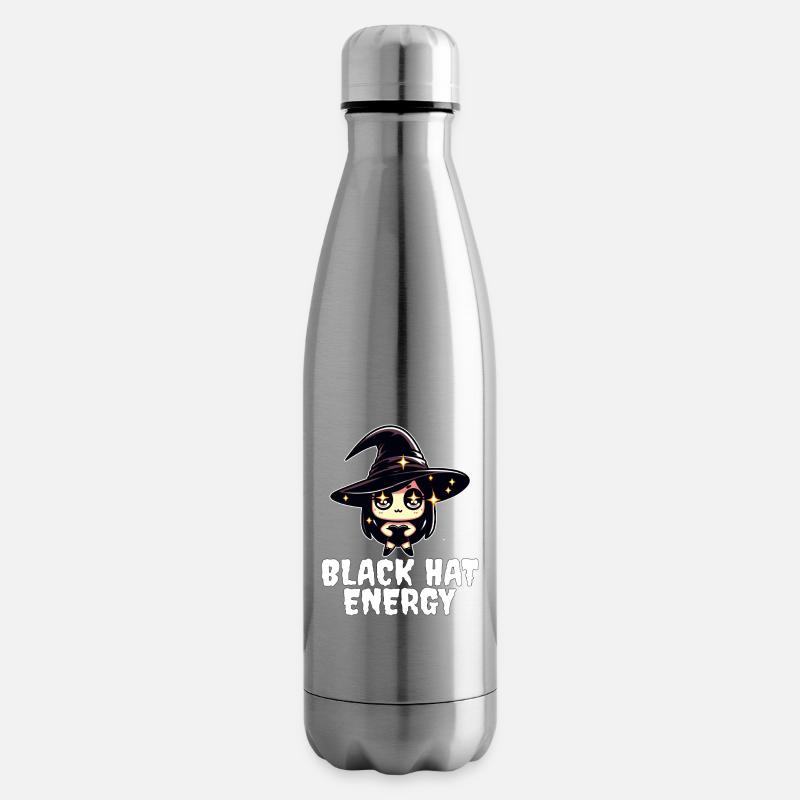 BLACK HAT ENERGY - HEXEN-HALLOWEEN - Isolierflasche - Lightsilver