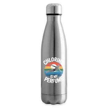 Diving diving board - Insulated Water Bottle - silver - Right