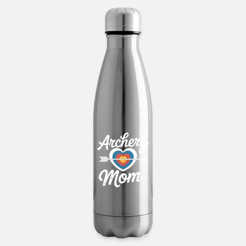 Bogenschießen Spruch Mutter Bogenschießen Geschenk - Isolierflasche - Lightsilver