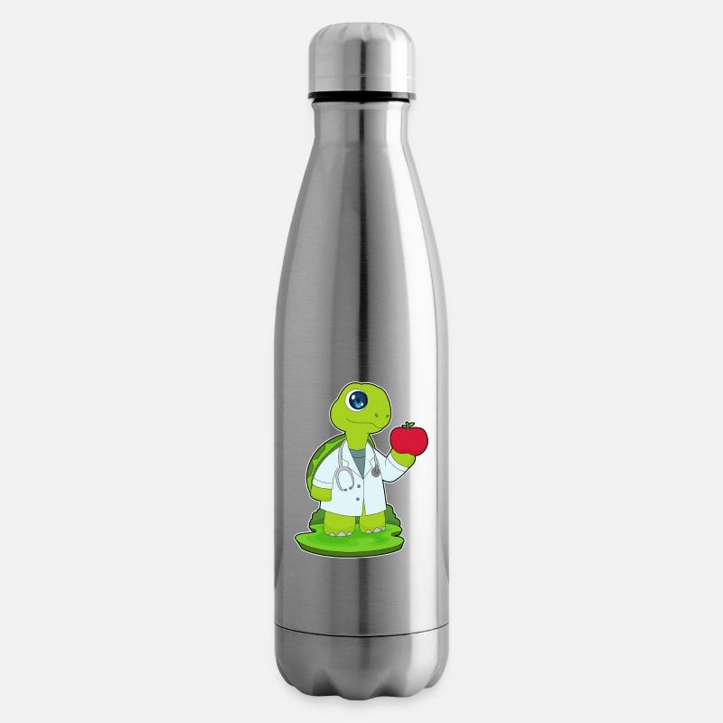 Stéthoscope Turtle Doctor - Bouteille isotherme - argent clair