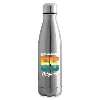 65 Birthday - Insulated Water Bottle - silver - Right