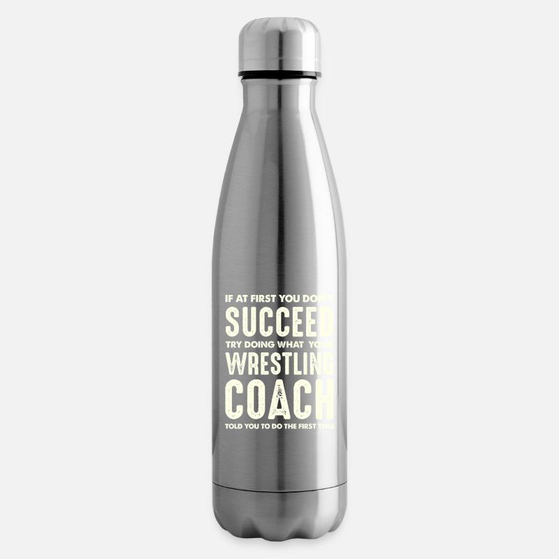 Sieg durch Coachanweisung - Isolierflasche - Lightsilver