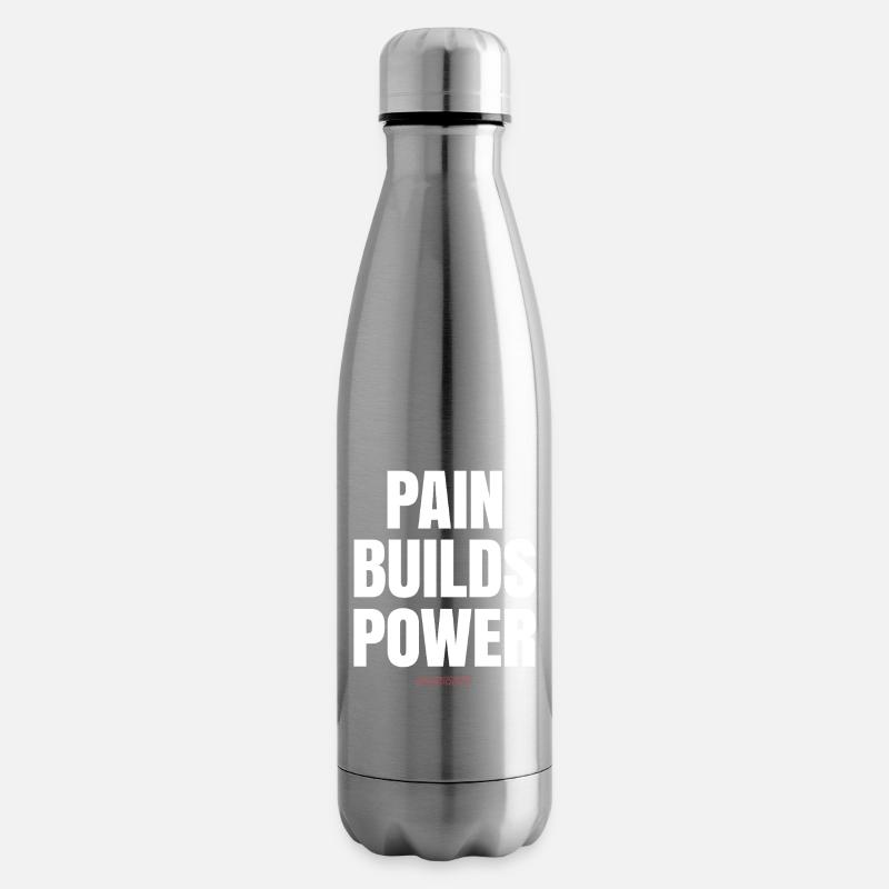 Schmerz baut Kraft auf - Isolierflasche - Lightsilver