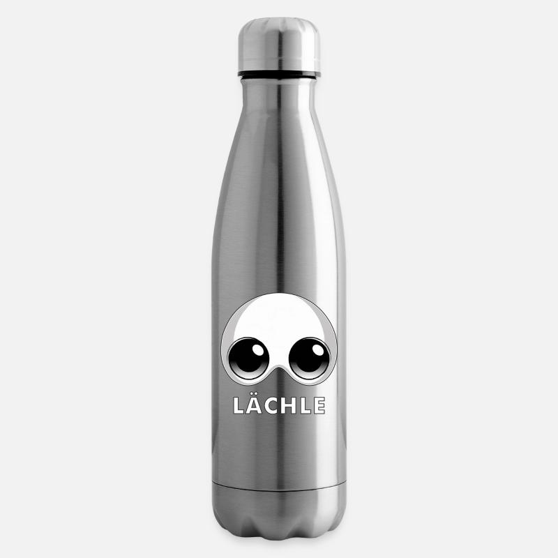 KOPF LÄCHLE - Isolierflasche - Lightsilver
