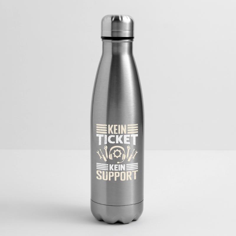 Nerd Computer PAS DE TICKET PAS DE SUPPORT DRÔLE Bouteille isotherme
