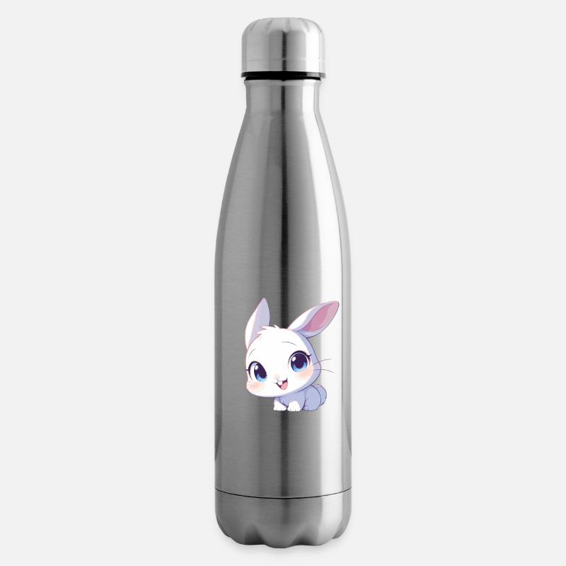 Hasen Hase - Isolierflasche - Lightsilver