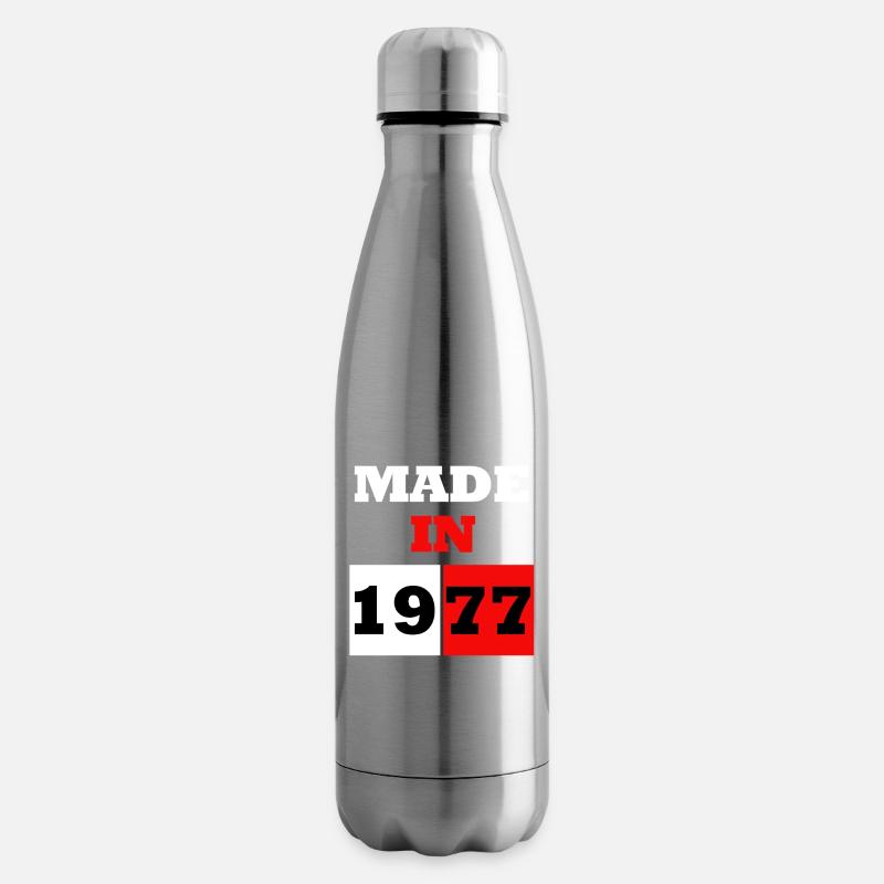 Made In 1977 Jubiläum - Isolierflasche - Lightsilver