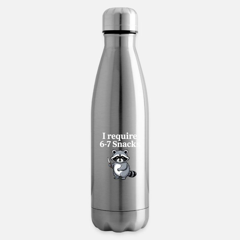 6-7 Internet Meme Cooler 6 7 Waschbär - Isolierflasche - Lightsilver