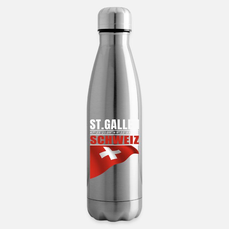 St. Gallen - Isolierflasche - Lightsilver