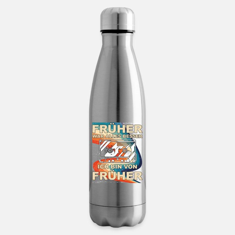 Früher war alles besser - Ich bin von früher - Isolierflasche - Lightsilver