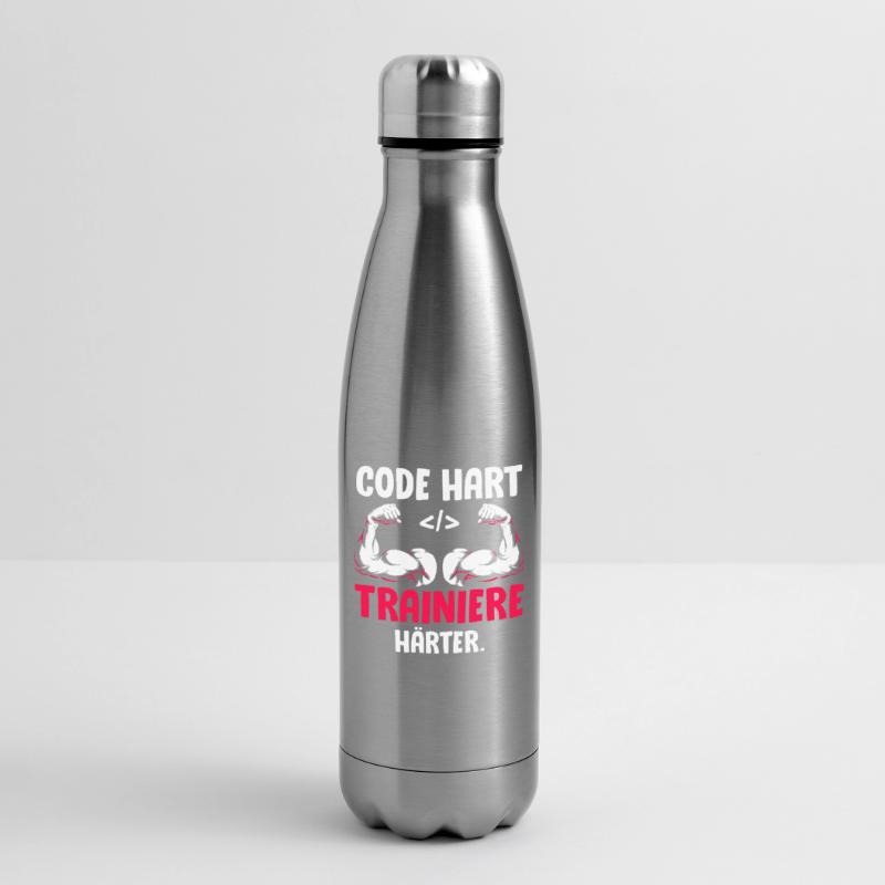 Codeur CODE ENTRAÎNEZ-VOUS PLUS FORT Drôle Bouteille isotherme