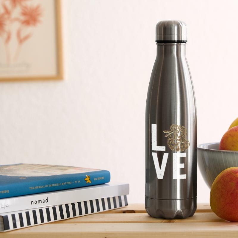 Königspython Schlangen LOVE Terrarium Python Isolierflasche
