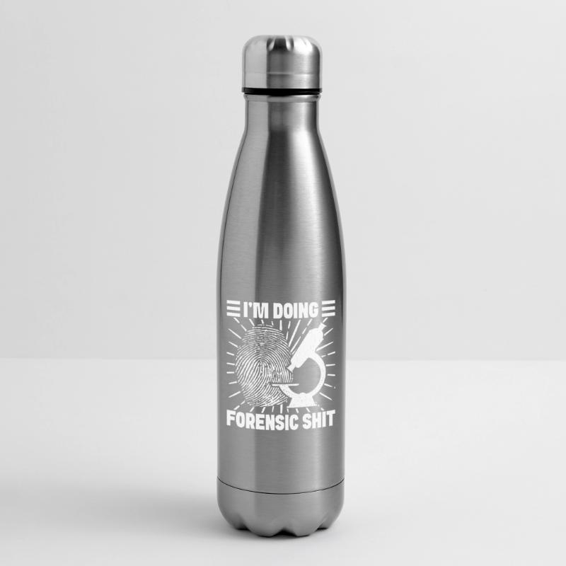 Forensic Analyst Doing Forensic Shit Squad Crime Insulated Water Bottle