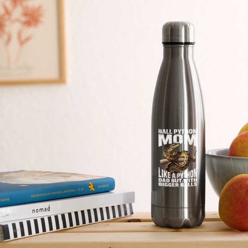 King Python Mom Mom Snakes Terrarium Python Insulated Water Bottle
