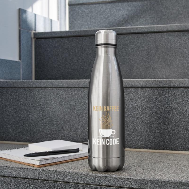No Coffee No Code Programmer Computer Scientist Insulated Water Bottle