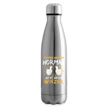 Winzer Spruch - Isolierflasche - Lightsilver - Rechts