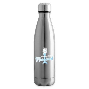 Always Be a Mermaid Inspirational Quote Design - Isolierflasche - Lightsilver - Rechts