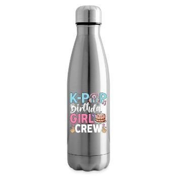 K-Pop Birthday Girl Crew - Isolierflasche - Lightsilver - Rechts
