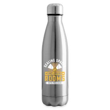 Drywall Drywall Builder Drywall Fitter - Insulated Water Bottle - silver - Right