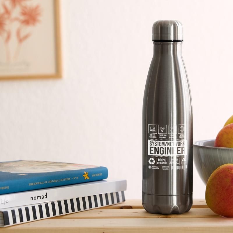 Network Computer Scientist Programmer Admin Insulated Water Bottle