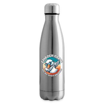 Drôles dictons des Emdengans - Bouteille isotherme - argent clair - Droite