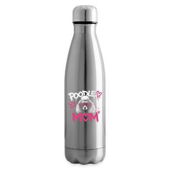 Pudel Mama Graffiti Pink - Isolierflasche - Lightsilver - Rechts
