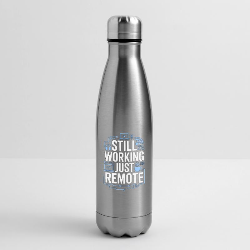 Remote Developer Still Working Remote Tech Worker Isolierflasche
