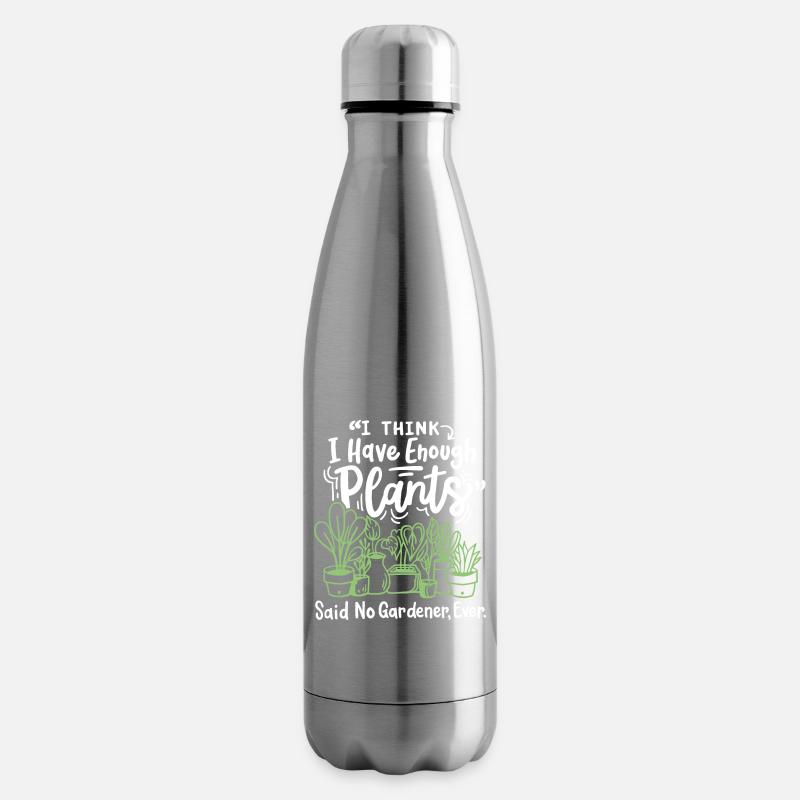 Gartenarbeit Pflanzen Gärtner - Isolierflasche - Lightsilver